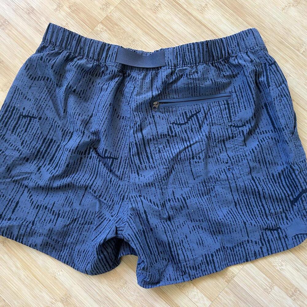 REI Trailsmade Amphib Shorts Women’s M Blue Gray Thunder Pattern Quick Dry - Picture 2 of 8
